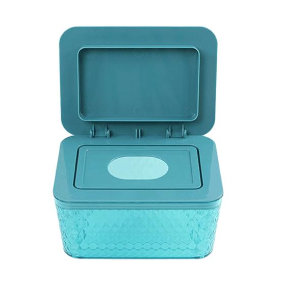Wipes Dispenser Storage Box Large Capacity Dustproof Moisture Prevention Transparent Design Bathroom Wipes Case Box