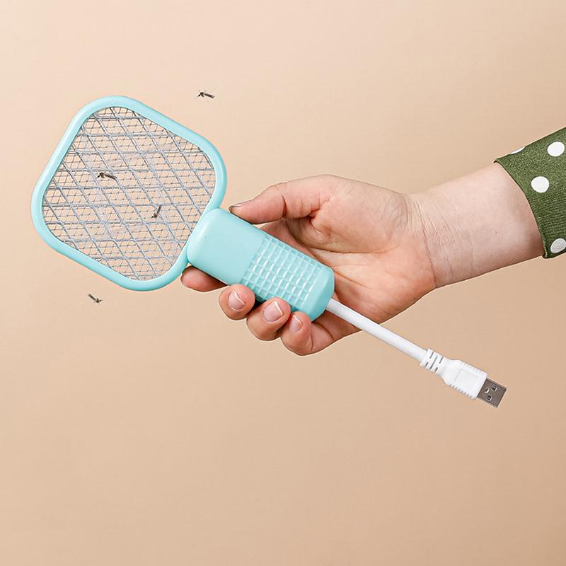 Usb Mosquito Swatter Trap Pest Control Mini Electric Shock Insect Racket Portable Uv Light Fly Bug Zapper Summer