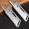Multifunctional Heavy-Duty Utility Knife Stainless Steel Industrial Craft Cutter Thickened All-steel Wallpaper Paper Cutter