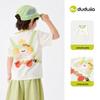 Dudu Family 100% Cotton Cartoon Kids Short Sleeve T-Shirt