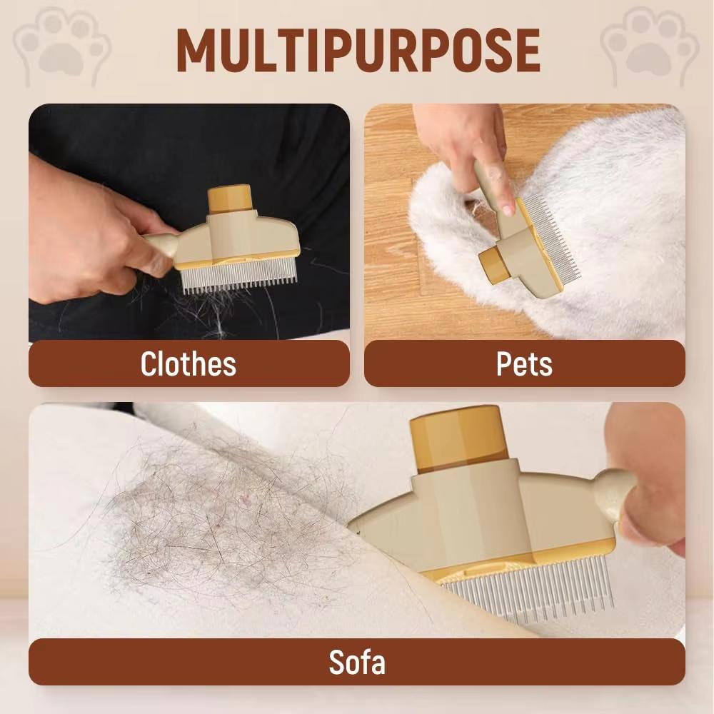 Pet Hair Remover Brush for Dogs Cat Grooming Comb Long Hair Dog Cleaning Bath Brush Pet Supplies