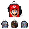 Super Mario Kids Insulated Lunch Bag Durable Oxford School Travel Picnic Bag