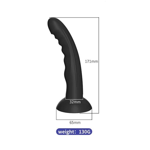 Silná přísavka Anální kolík Anální kolík Dildo Masážní zařízení prostaty Pomůcka pro ženskou masturbaci Sexuální hračky pro páry Produkty pro dospělé S/M/L