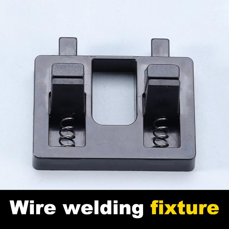 1Pc Electric Wire Welding Fixture Holding Power Stabilizing Wire Holder Anti-Slip Dual Clamps Soldering Tool Accessories