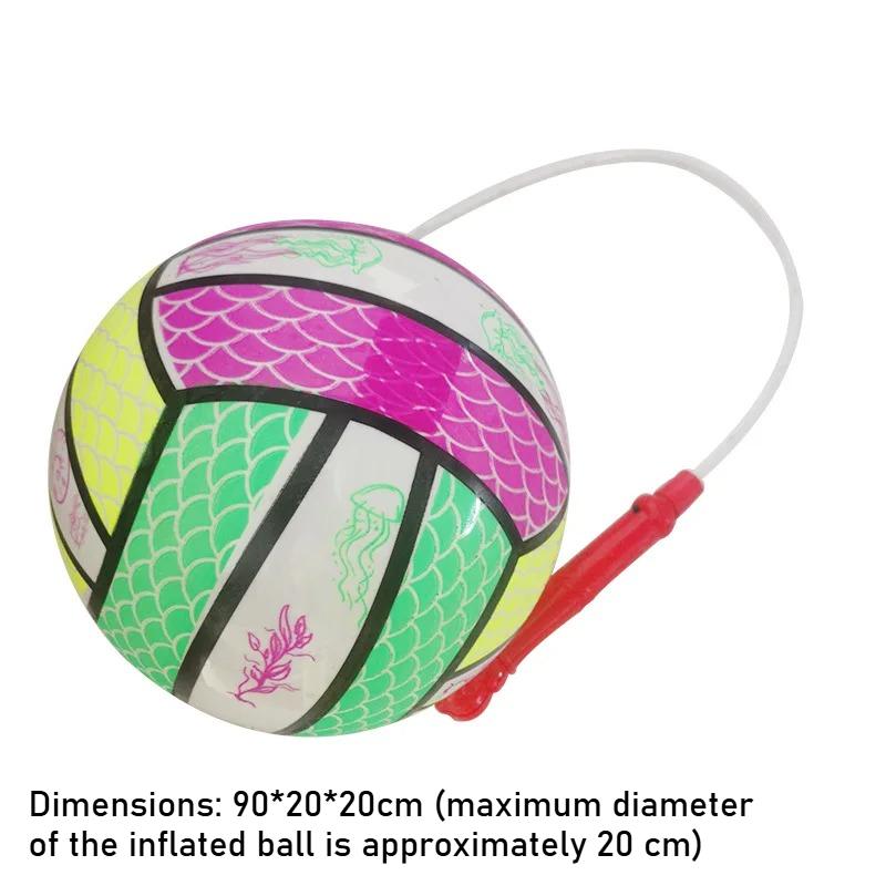 1-10PCS Light Up Flashing Swing Ball Bouncing Toy Party Glow Ball Handheld Exercise Ball Christmas Halloween Gift for Kids