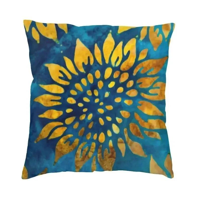 

Декоративная наволочка с рисунком подсолнуха, квадратная подушка для дивана в машину, чехол для подушки 40x40cm