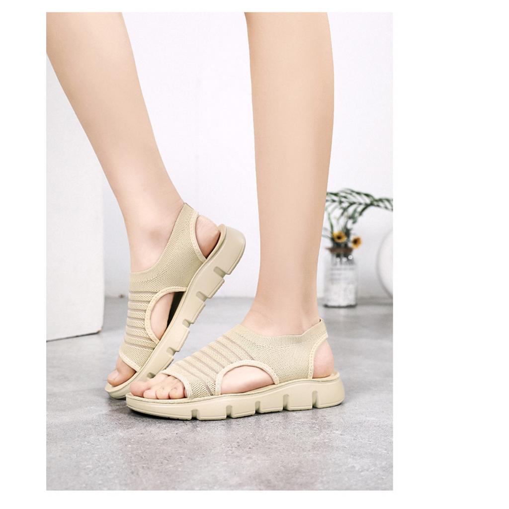 Damskie Letnie Nowe Puste Sandały z Otwartym Palcem i Miękką Podeszwą Komfort