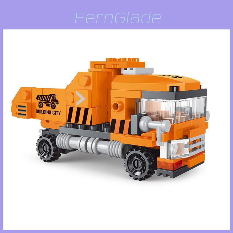 Dump Truck Construction Building Blocks Toy Set For Boys With Abs Plastic Building Blocks And Diy