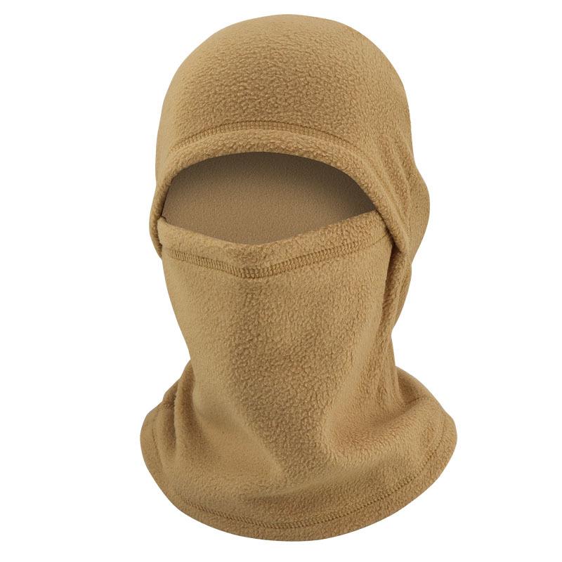 Zimowa ciepła bluza polarowa z kapturem: Aksamitne nauszniki, wiatroodporna maska rowerowa