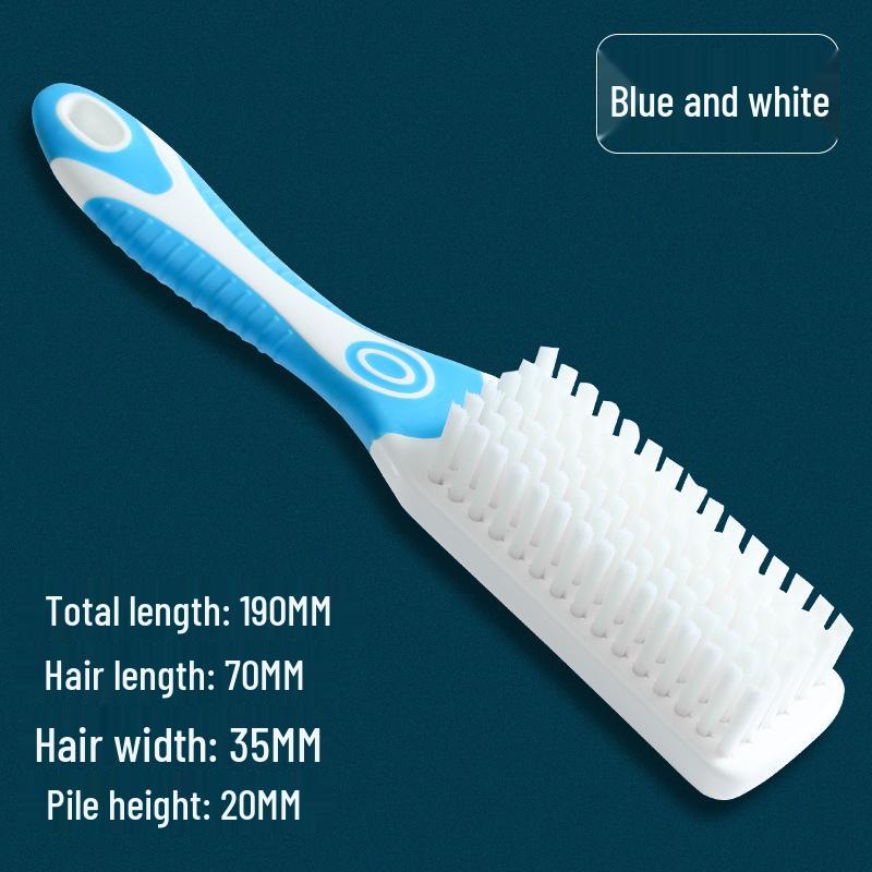 Shoe-Friendly Nano Soft Bristle Brush with Durable Extended Handle for Laundry and Dormitory Cleaning