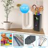 Metal Umbrella Stand Hollowed Square Walking Cane Organizer Rack Multipurpose Free Standing Umbrella Holder for Home Decoration