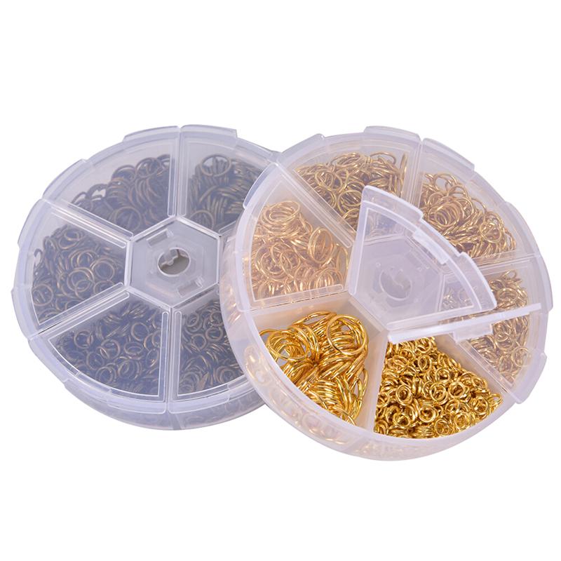 1Box Open Connector Jump Rings Loops Split Rings Jewelry Making Diy Crafts Diy