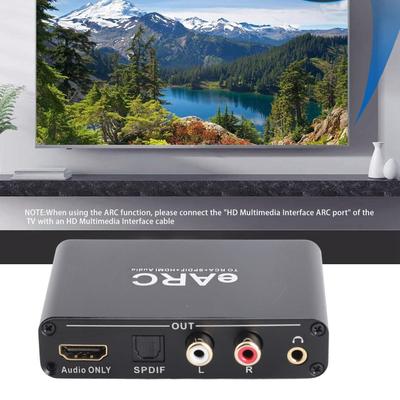 EARC ARC Sound Extractor HD Multimedia Interface Optischer 3,5-mm-Ausgang HD Multimedia ARC Adapter für HDTV-Lautsprecherverstärker