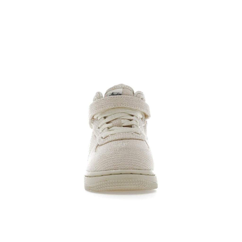 Stussy X Nike Air Force 1 Mid TD Fossil Baby Sneakers Tan DN4159-200