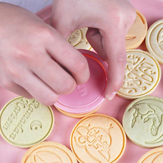 10 Pcs Mooncake Molds Different Patterns Clear Texture Heat Resisting Non-stick Easy Demoulding Cooking Star And Moon