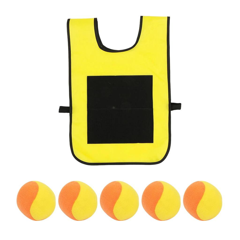 Interactive Outdoor Sticky Ball Vest Set for Kids and Families Adjustable Design for All Ages