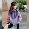 Girls' 2026 Spring Autumn Waterproof Hooded Windbreaker