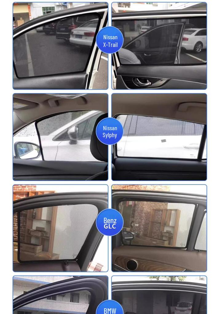 Subaru Car Window Sunshade: Magnetic Heat Insulation for XV, Outback, Legacy, Forester & WRX