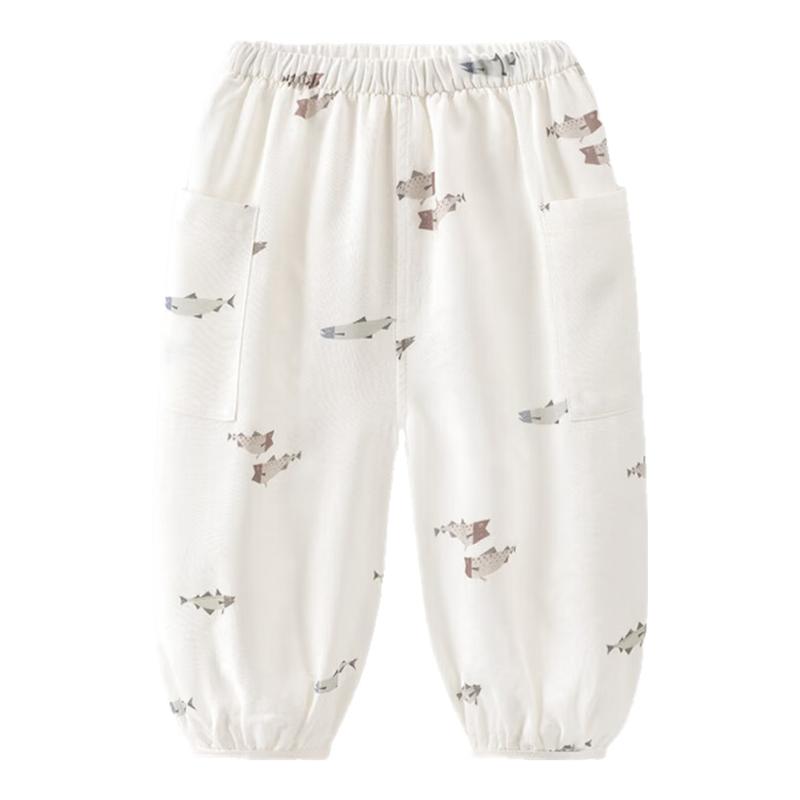 Guai Qixiong Baby Avocado Antibacterial Summer Mosquito Repellent Pants 80