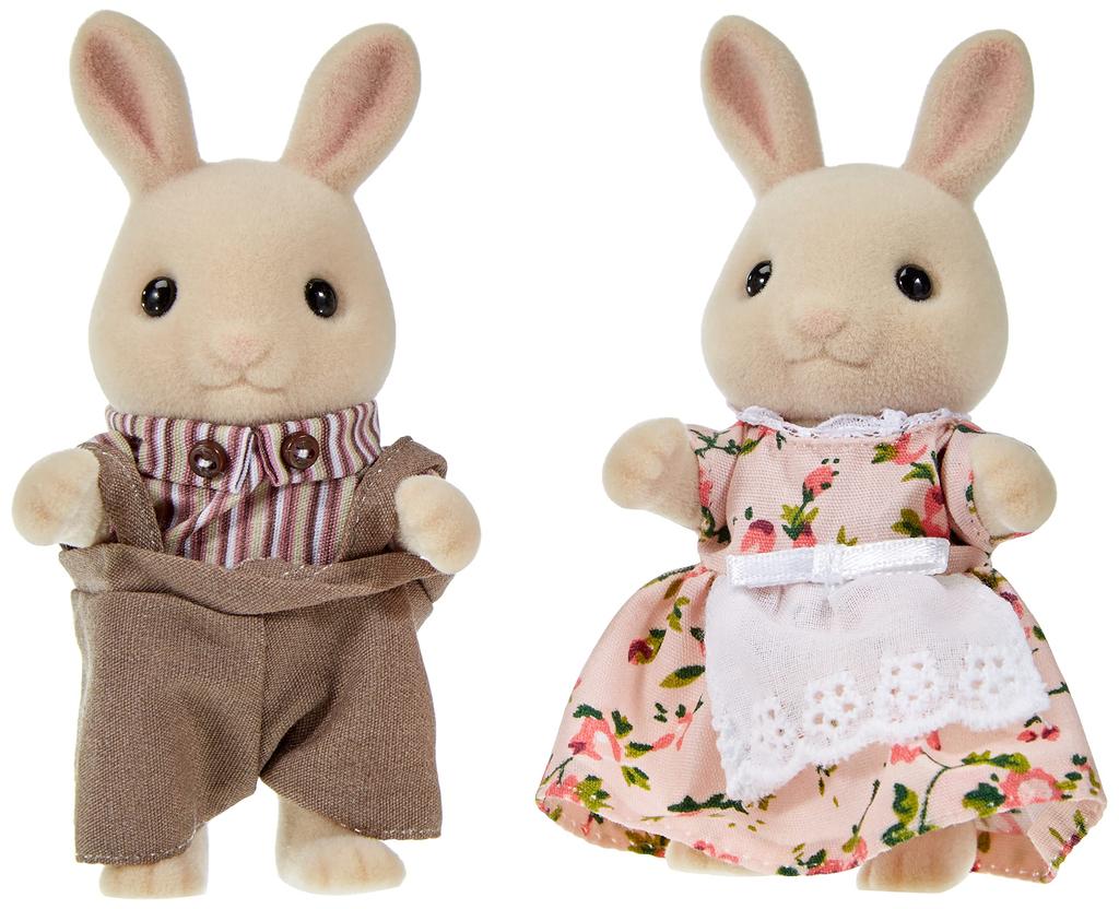 (Rodina) - Sylvanian 4108 Families Rodina mléčných králíčků