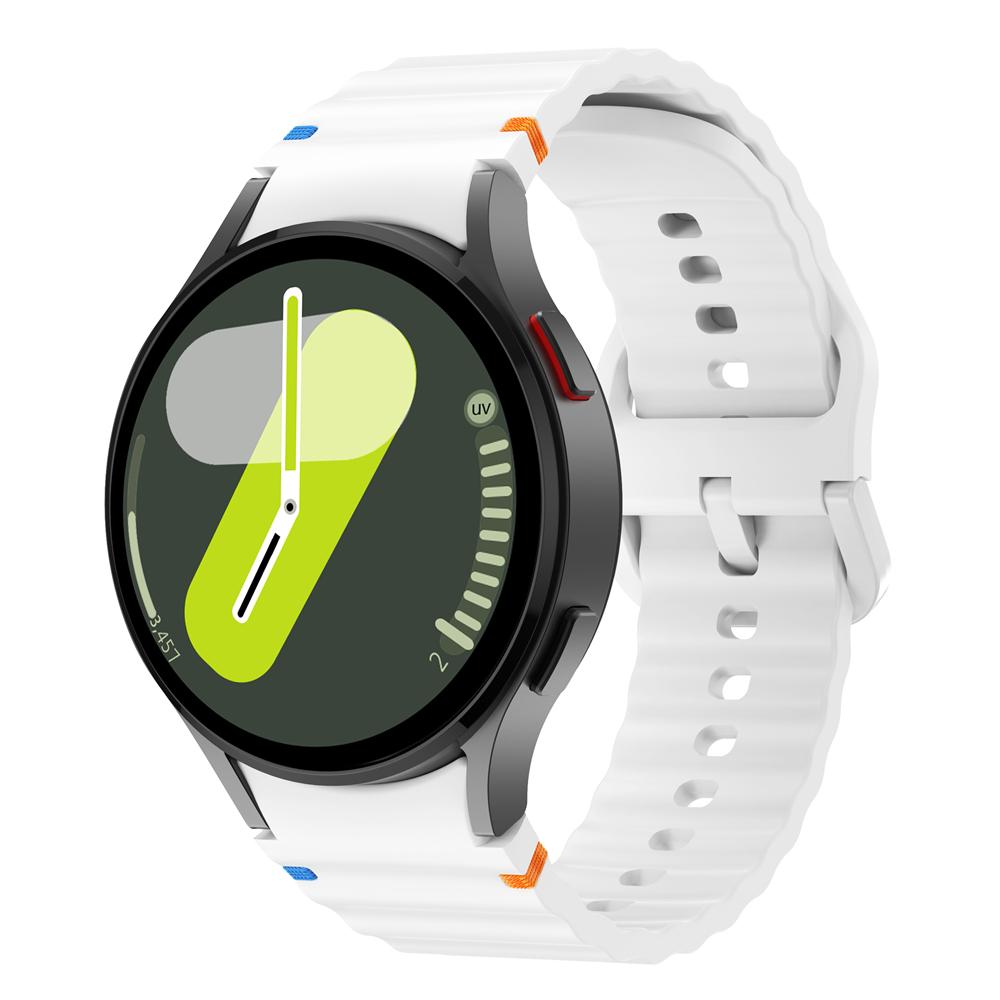 Original-Armband für Samsung Galaxy Watch 7 Armband Gürtel Correa Galaxy Watch 7/FE/5 Pro Watch 6/4 Classic 44mm 40mm Silikonband