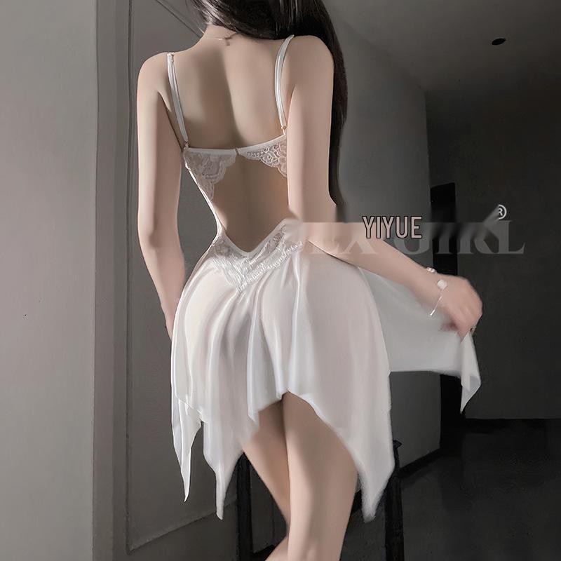 Yi Yue Sexy Lace Nightgown with Removable Lace-up Design - Style 1268