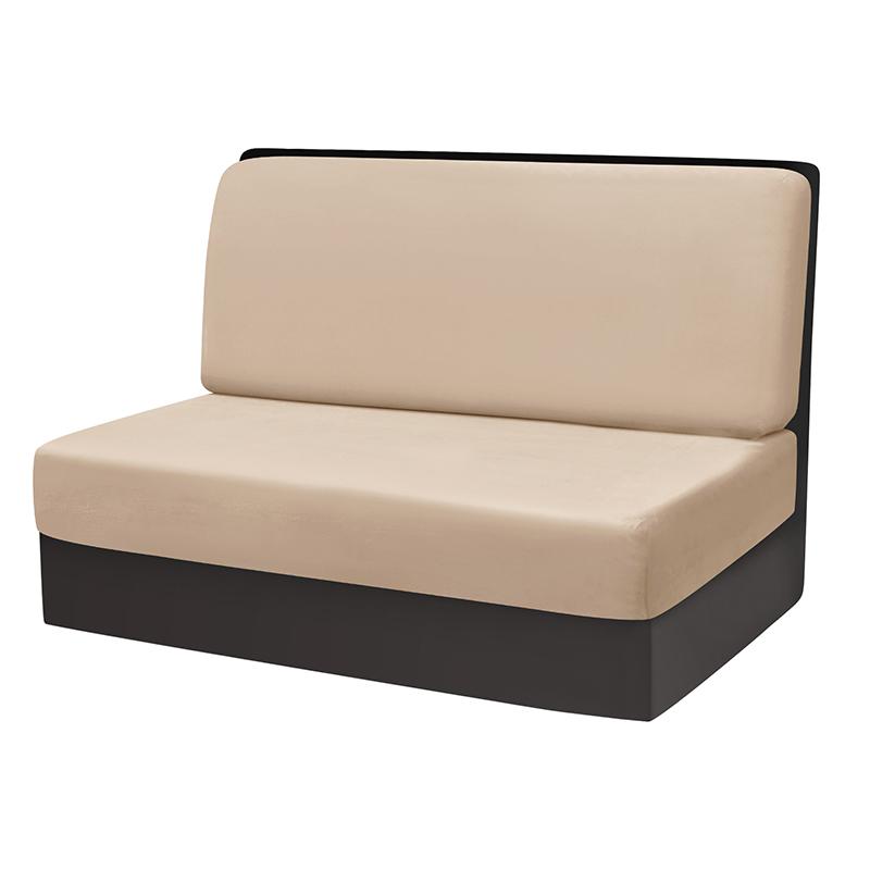 2pcs/set Velvet RV Chair Sofa Covers Luxury Elastic Dinette Sofa Seat Cushion Cover Removable Washable RV Camper Car Bench Cover