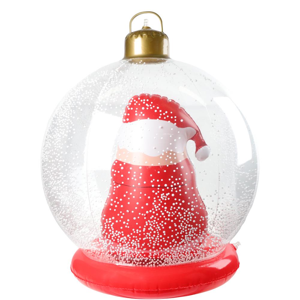 Inflatable Christmas Cartoon PVC Ball for Outdoor Holiday Decor