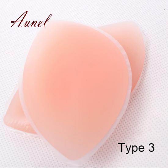 1 Pair Women Soft Silicone Gel Bra Breast Enhancer Push Up Inserts Pads