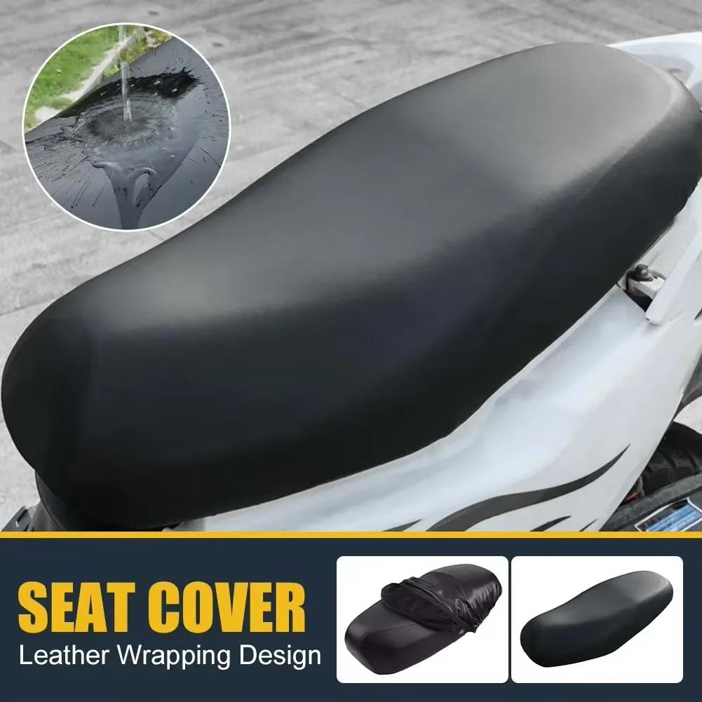 

Motorbike Scooter Cushion Seat Cover Motorcycle Seat PU Leather Cover Waterproof Dustproof Sunscreen Protector Cover Accessories