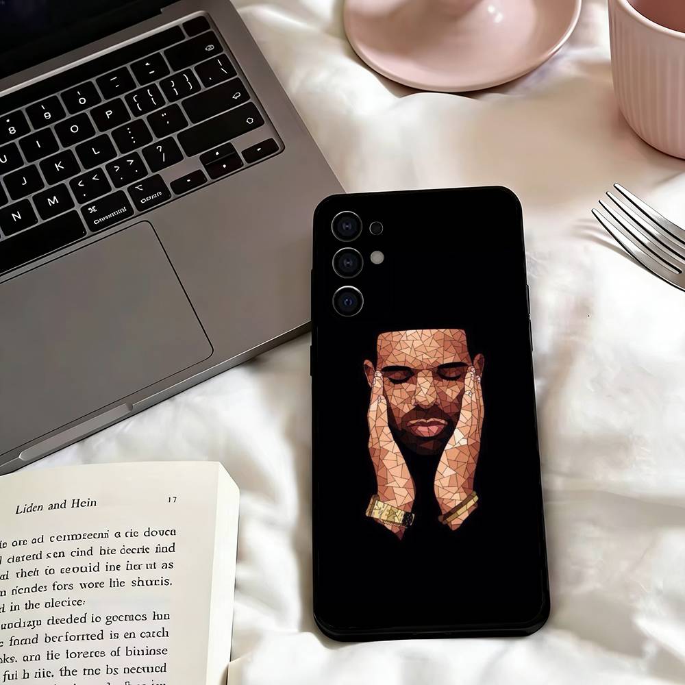 D-Drake OvO-o OWL Phone Case For Samsung S25,S24,S21,S22,S23,S30,Ultra,S20,Plus,Fe,Lite,Note,10,Black Cover