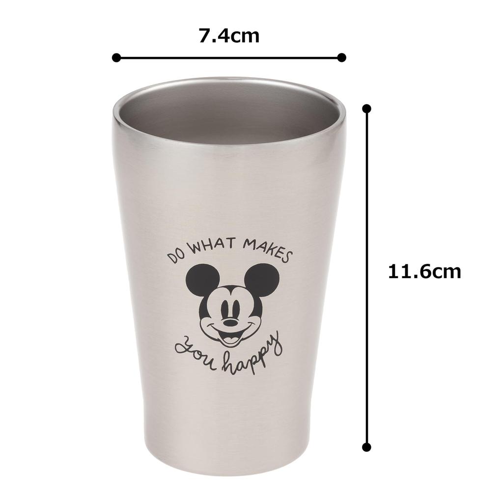 Maebata Disney Stainless Steel 53066 Tumbler, 280ml, D-MF72,
