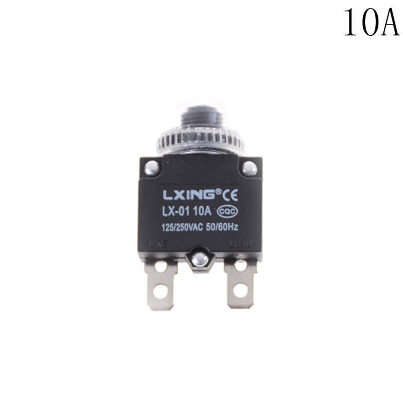 2set Thermal Switch Overload Protector Push Button+waterproof Cover Cheapness CC