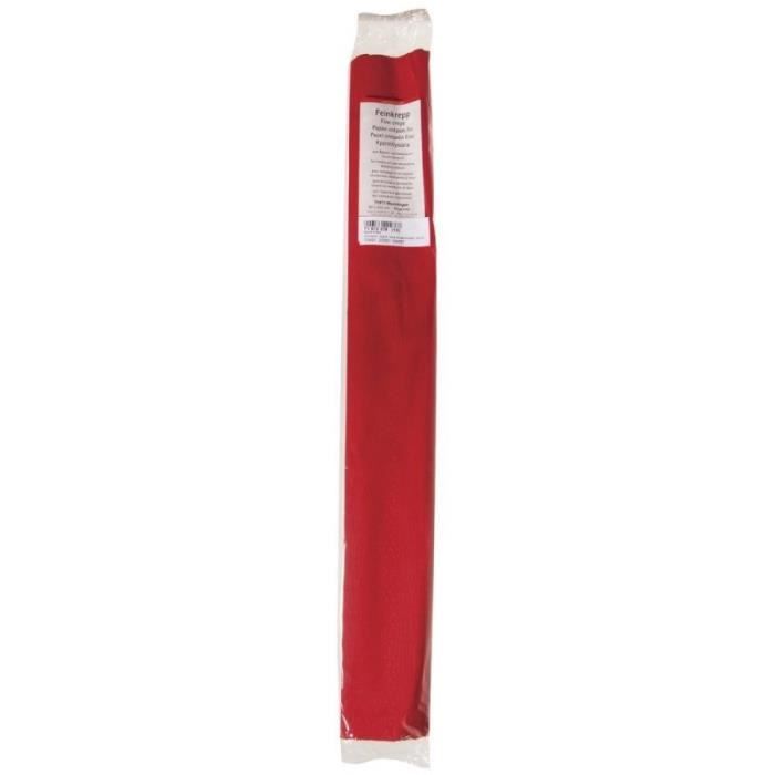 Papier crépon - Rayher - Rouge Classique - 50x250 cm - 30 g/m² - Élastique 51%