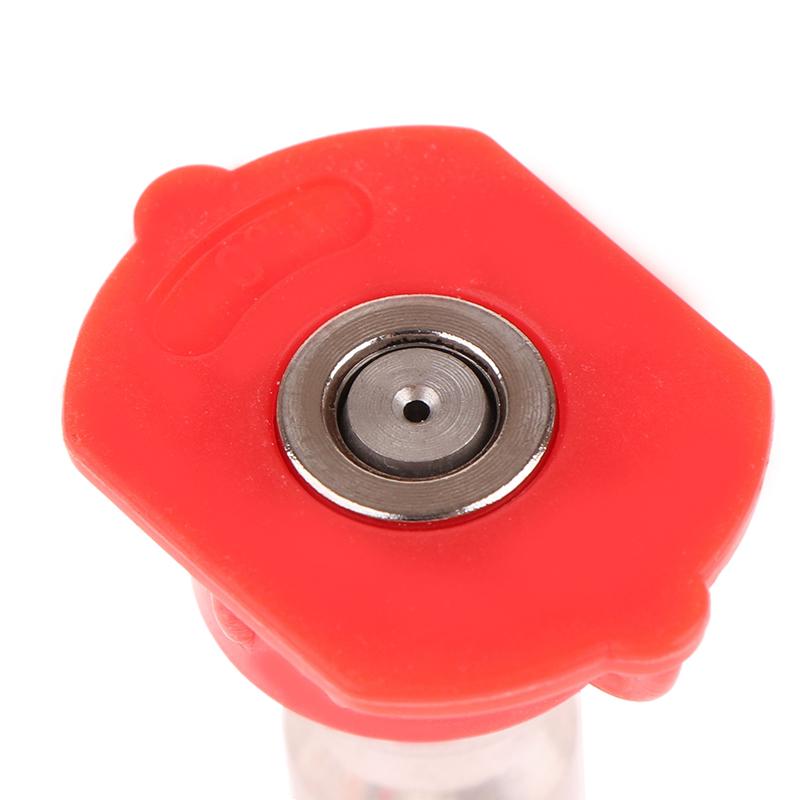 1/5Pcs 1/4Inch Quick Connect Garden Cleaning High Pressure Car Washer Spray Nozzle 0 15 25 40 Degree Watering Soap Nozzle Tip