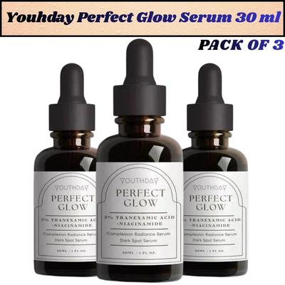 Korean Style Face Serum with Tranexamic Acid, Niacinamide & Vitamin C – Skin Brightening, Hydration & Firming Care – Pack of 3