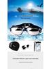 Fike High-Definition Waterproof Anti-Fog Swimming Goggles Set with Swim Cap, Large Plated Frame, Unisex