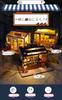 Miniature Dollhouse DIY Kit Set with LED Lights (Ice Cream Shop)