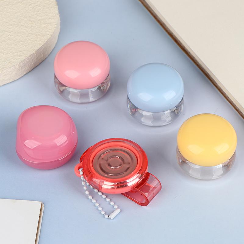 1 Pcs 5G Empty Plastic Lip Scrub Jars With Cover Balm Mask Skin Care Container Cute Blush Jar Cosmetic Jars Travel Container