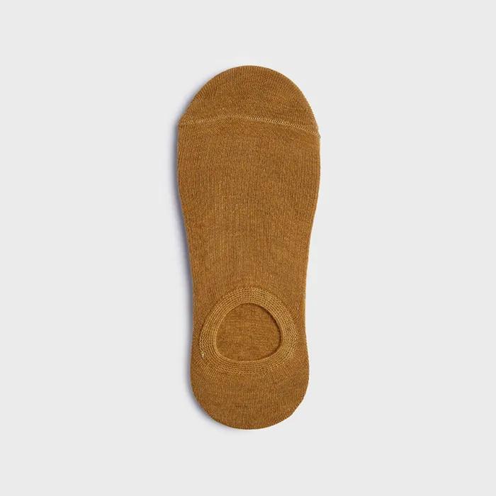 Cotton ribbed fake socks