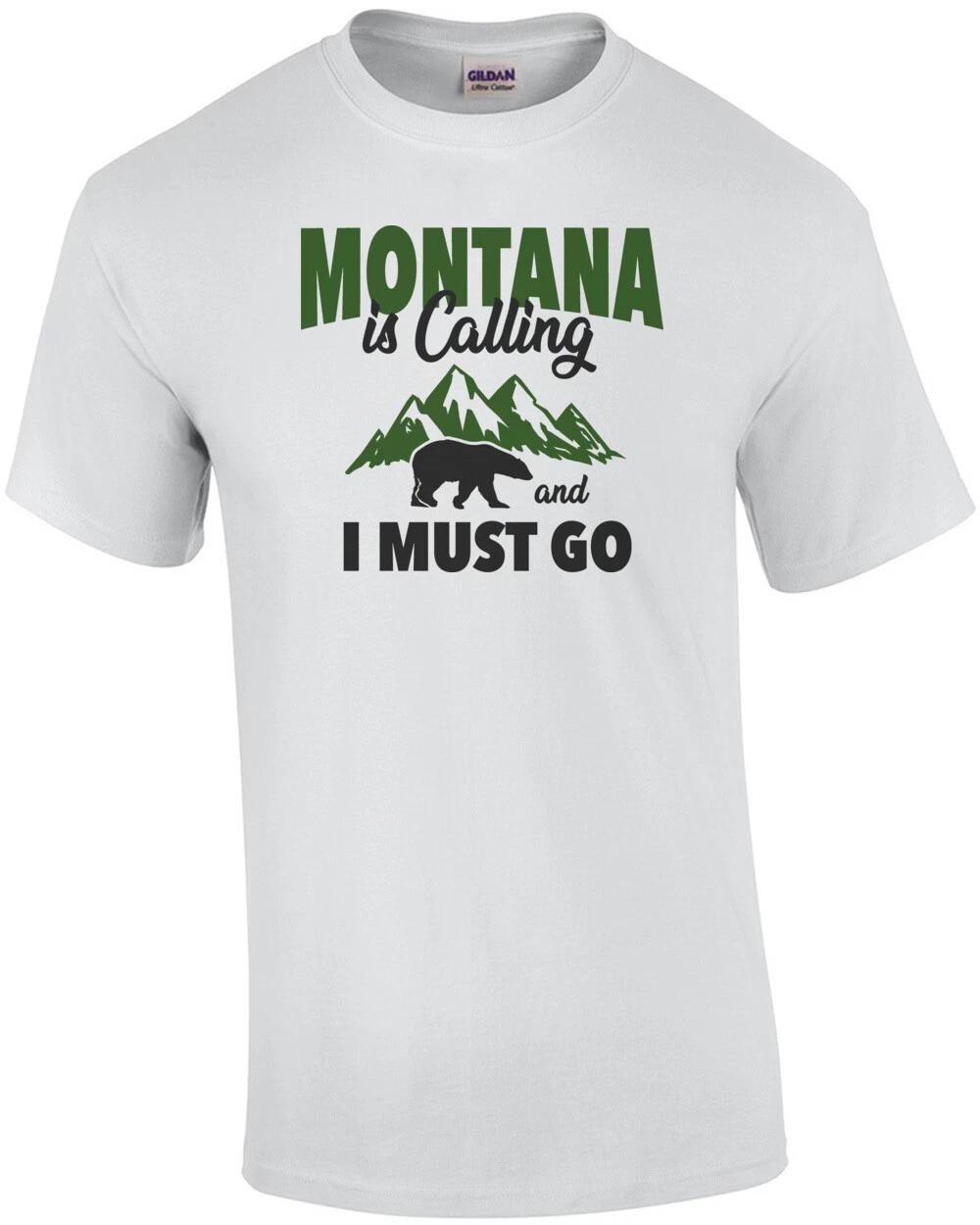 Монтана зовет, и я должен ехать - Футболка Монтана L