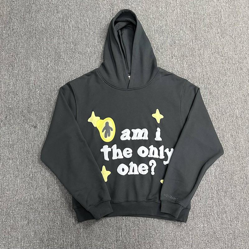 Broken Planet Streetwear Hoodie Set With 3D Puff Print Loose Fit Cotton Sweatshirt Men