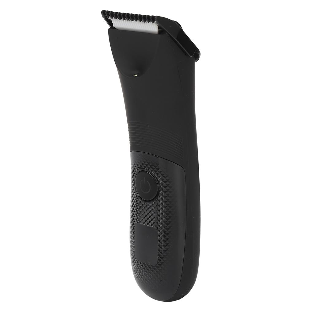 Electric Body Hair Clipper Ceramic Cutter Head USB Rechargeable Body Hair Trimmer for Men
