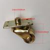 Piano Wheel Casters Multifunction Degree Rotation Metal Wear Resistant Easy Installation Replacement