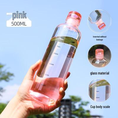 Tragbare Wasserflasche aus hochborosilicate Glas