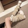 Long tube boots for women in autumn and winter 2026  new thick soled stacked pants boots sweet and cool style high tube knight