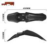 Motorcycles Front Fender Guard Carbon Fiber Pattern Protect Mudguard Cover Durable PP For Talaria Sting X3 Electric Bike E-bike