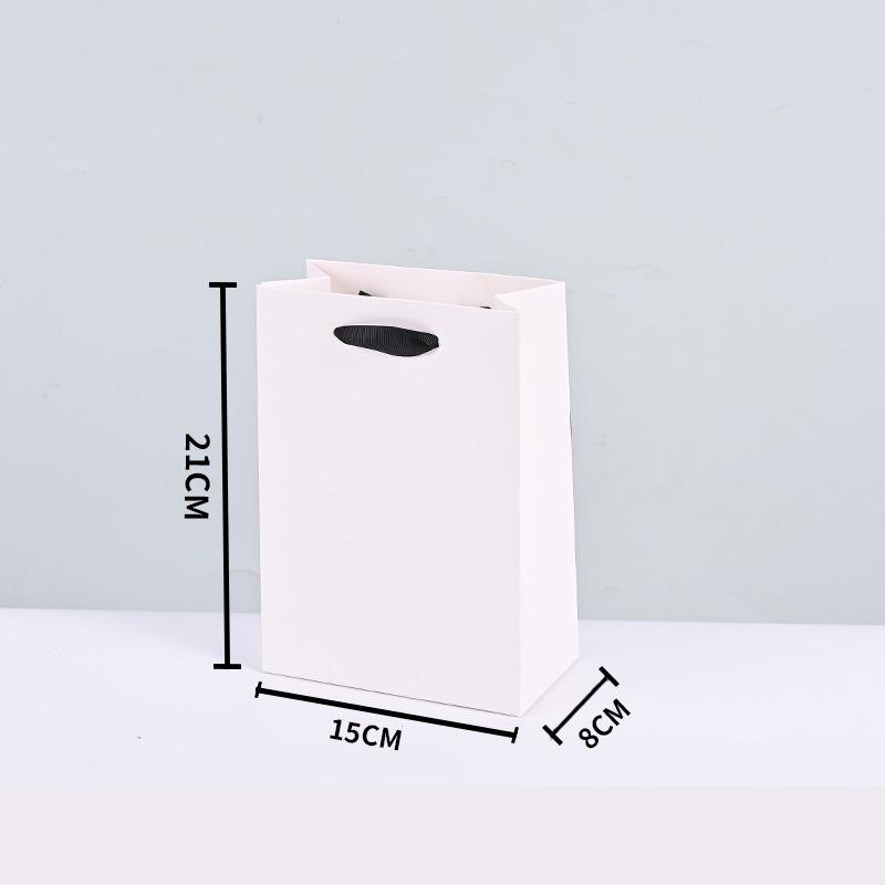 Bolsas Tote com Borda Dourada Sacos de Papel com Alça Artesanato DIY Caixas de Presente para Roupas Sacos com Borda Preta Sacos para Presente de Aniversário, Natal, Casamento e Madrinha