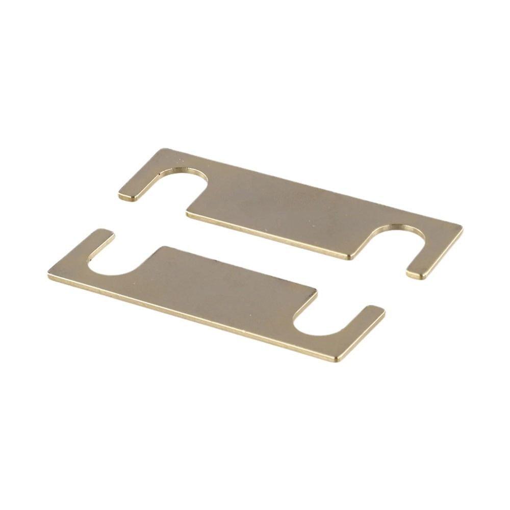 1Pair Pure Copper Speaker Connection Piece Four Column Thick Copper Straight Piece DIY Double Line Terminals Socket Clip