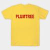 Men Black Print T-shirt Scott Pilgrim Vs The World Plumtree No-Cut Transfer Paper Print Cotton Tshirt